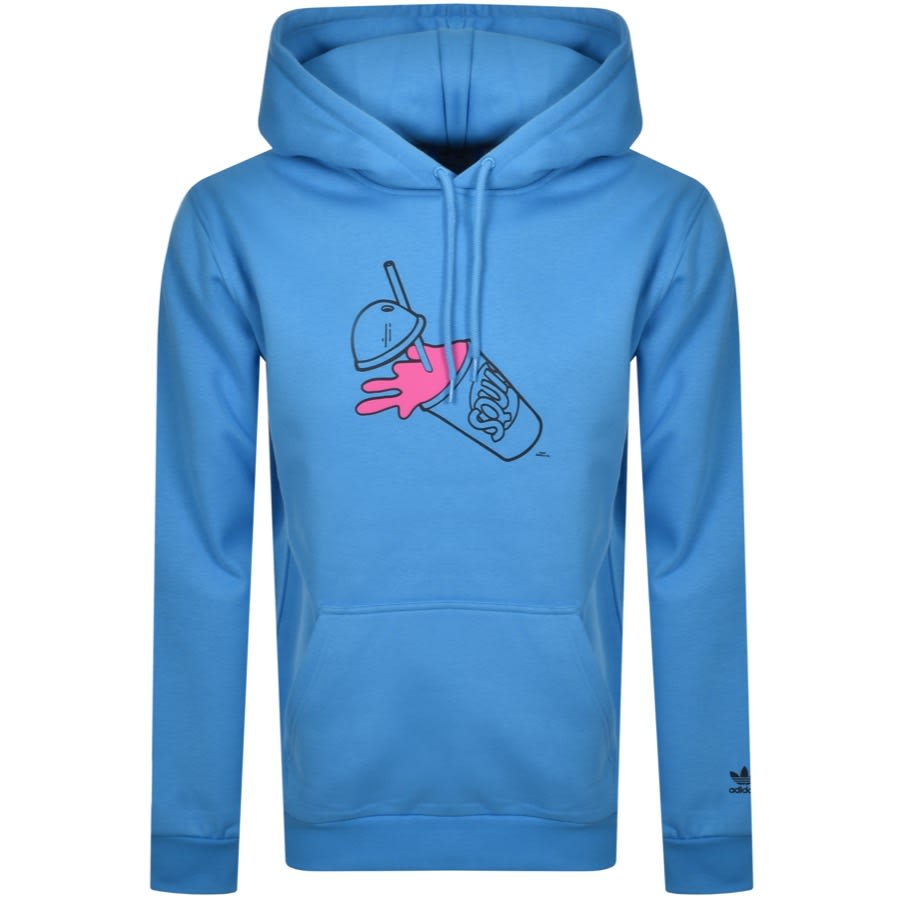 Alternative Image for Productadidas Originals X The Simpsons Logo Hoodie Blue1